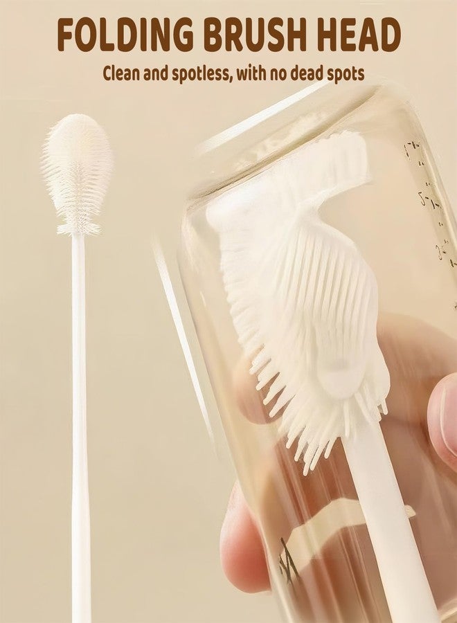 IVICOO Bottle Brush Cleaner Set,Bottle Scrubber Brush,Water Bottle Brushes for Cleaning,1 Pack Ideal for Home and Kitchen - Image 4